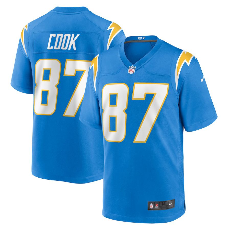 Men Los Angeles Chargers #87 Jared Cook Nike Powder Blue Game Player NFL Jersey->los angeles chargers->NFL Jersey